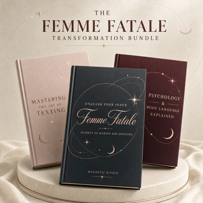 The Femme Fatale Transformation Bundle — three guides